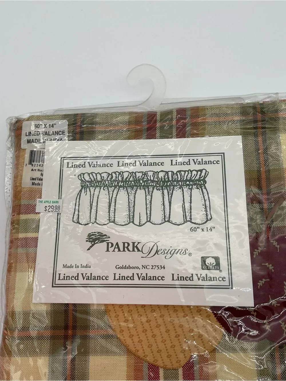 Park Lane plaid lined